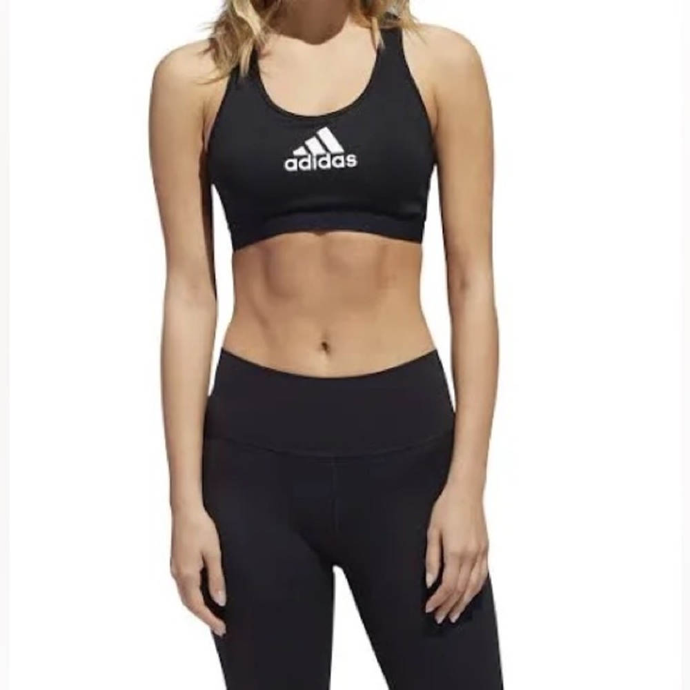 (XS:NWT) $35|Adidas Don't Rest AlphaSkin Racerback Sports Bra, Black